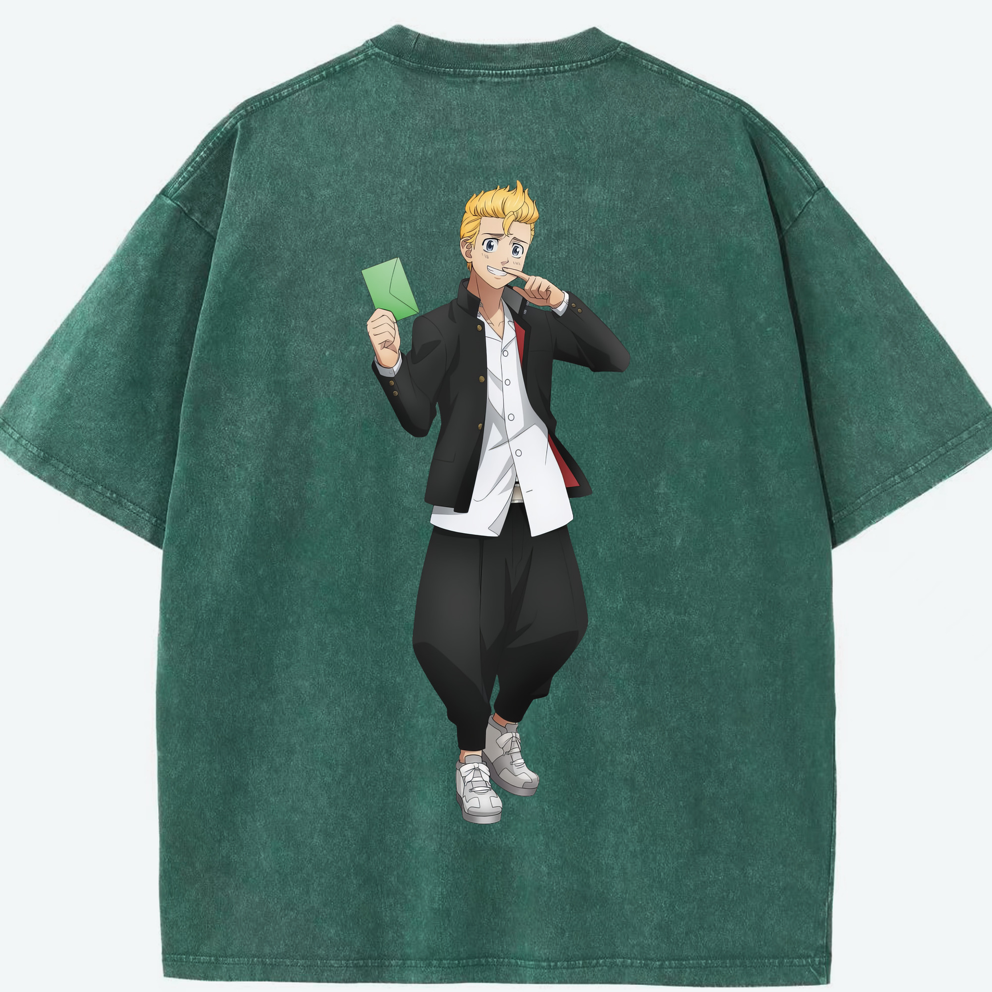 （画像用） 東京リベンジャーズ Tokyo Revengers 綿100% ヴィンテージ風 半袖Tシャツ（背面プリント）
